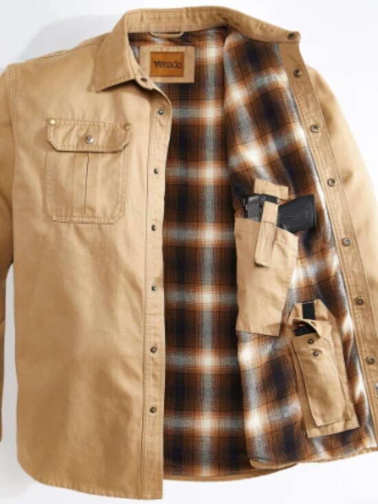 Venado Other - Bountyman Concealed Carry Shirt Jacket - Barnwood Tan | Large